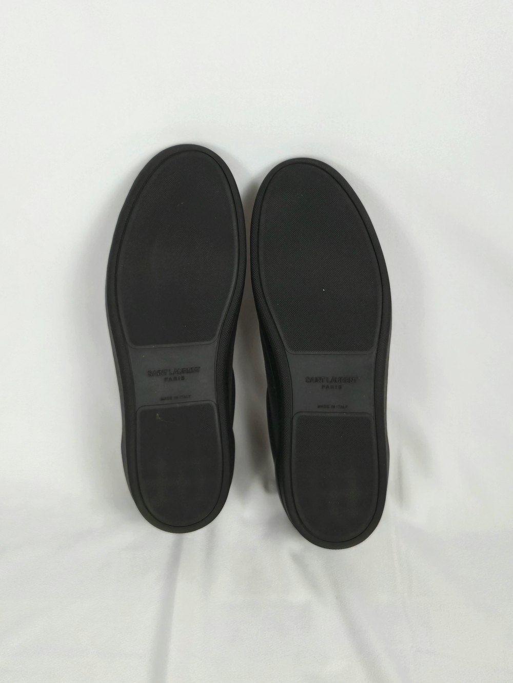 Saint Laurent SL/01 Gray Leather Low-Top Sneakers | US 10.5/EU 43.5 | Dust Bag - Picture 12 of 12